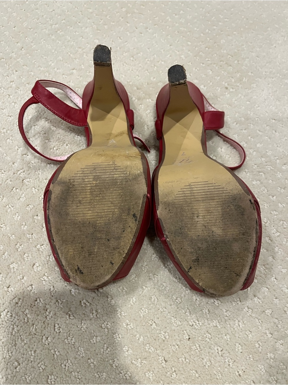 Pinup Couture Red Heels - Picture 2 of 5